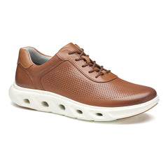Reactivate U Throat Perforated Lace Up Sneakers