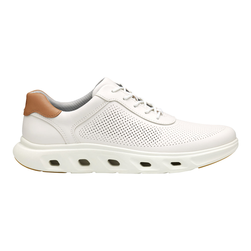 Reactivate U Throat Perforated Lace Up Sneakers