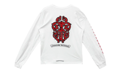 Red Dagger Long Sleeve T-Shirt "White" CHRM0738