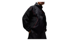 Jordan Brooklyn Hooded Draft Jacket "Black / Gym Red" HV0554 010