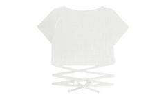 Ailee Monogram Towel Wrap Top WMNS "White" khw030648 101