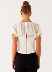 Avalee Top - Ivory