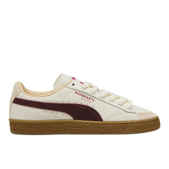 NAHMIAS Suede Vintage Red Lace Up Sneakers