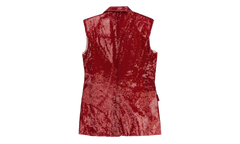 Sequin Sleeveless Blazer WMNS "Red" VAQSS20OW08