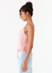 Avania Beaded Top - Pink