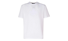 Leaf Skater Cotton T-Shirt "White" S74GD1231S23009100