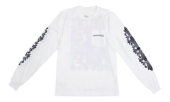 Eye Chart Dagger Longsleeve T-shirt "White" CHRM0855