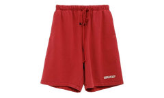 Suede Fleece Relaxed Short "Crimson" 160HO254711F