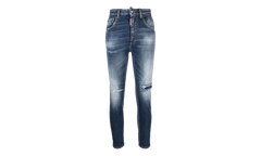 Dark Wash High Waist Cropped Twiggy Jeans WMNS "Denim" S75LB0746S30685470