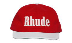 Contrast Logo Hat "Red / White" FW25HA018503041