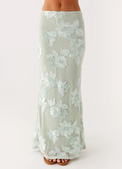 Radiate Maxi Skirt - Sage