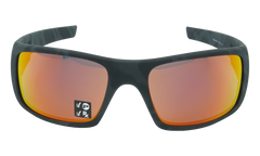 Crankshaft Polarized Sunglasses "Matte Black Camo / Ruby Iridium Polarized" OO9239 30