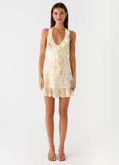 Log In Mini Dress - Spring Meadow