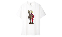 Uniqlo Flayed Tee "White" KAWS202501