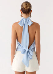 Willow Top - Pale Blue