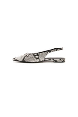 THERAPY Lavin Flat Point Black White Snake