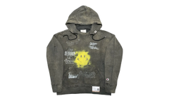 Distressed Hoodie "Black" A09HD551 BLAC