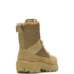 Bates Fuse Tall Zip E06511 Mens Brown Wide Leather Lace Up Tactical Boots