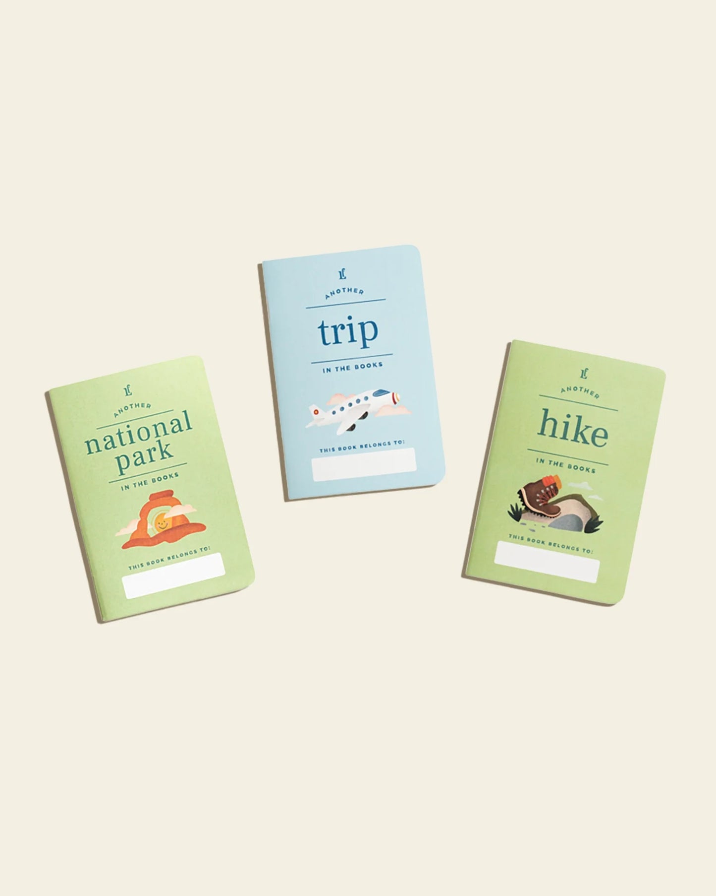 Letterfolk Kids Passport Collection Trio: Kids National Park, Kids Hike, Kids Trip
