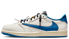 1 Retro Low OG SP Fragment x Travis Scott Sail Military Blue