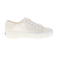 Triple Kick Cotton Mesh Lace Up Sneakers