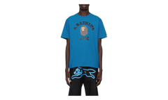 College Tee "Blue" 242546M213212