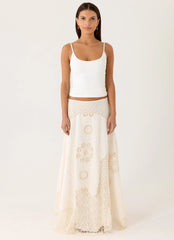 Marzia Maxi Skirt - Ivory