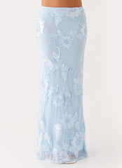 Radiate Maxi Skirt - Blue