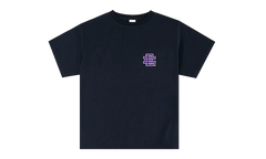 EE BASIC T-SHIRT "Navy/Purple/Yellow" EE584