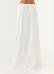 She Means It Maxi Skirt - Ivory