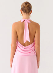 Anuhea Cowl Top - Pink