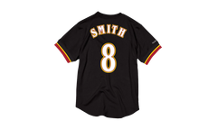NBA Steve Smith Name & Number Mesh Crewneck "Atlanta Hawks - Black" BA84WX AHA K CCO