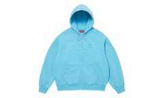 Small Box Zip Up Hooded Sweatshirt "SS26 - Light Blue" SU27350
