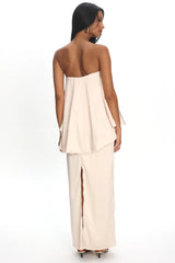 Kellaan Balloon Top Maxi Dress Oyster