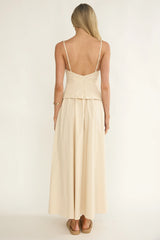 Antonita Cami Strap Maxi Dress Stone