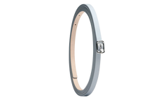 SLIM LEATHER BELT "CELESTIAL BLUE" SA1TP0008P5427T6172