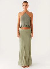 Idola Knit Top - Sage