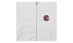 EE FULL ZIP HOODIE "FW22 - Heather/Navy/Orange" EE591