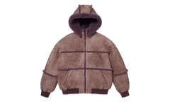MM6 Maison Margiela Shearling Bomber Jacket "SS26 - Purple" SU27196