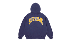 Cracked Raglan Zip Up Hooded Sweatshirt "SS26 - Washed Navy" SU27503