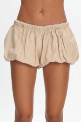 LIONESS Eclipse Mini Short Beige Plaid