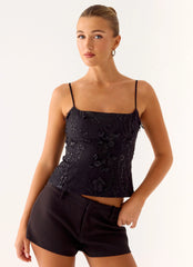Love Me Hard Top - Black
