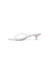 THERAPY Jellyz Thong Heel Clear