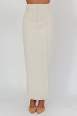Like I Do Maxi Skirt Cream