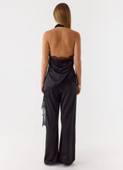 Emilee Cowl Top - Black
