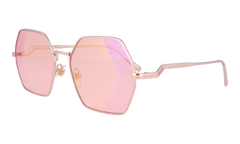 Hexagon Sunglasses "Rose Gold" MCM126S-780