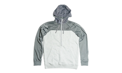 Sportswear Fleece 1/2-Zip Hoodie "Heather Grey Charcoal" CU0122 063